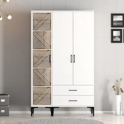 Produktbild von Skye Decor, Kumsal PT - White, Kleiderstangen, Weiß, 120 x 47,5 x 201,4 cm