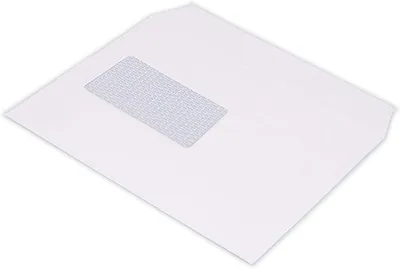 Produktbild von RESCH Versandtasche Versandumschlag 1000 Stk, C5 162 x 229 mm, nassklebend mit Fenster, Versandtaschen, Versandumschlag, Umschläge, Briefumschlag