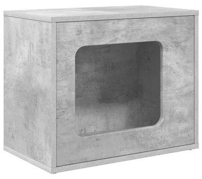Obrázek produktu pro vidaXL Kočičí domeček z betonu 51 x 30 x 42,5 cm, dřevotřísková deska