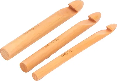 Produktbild von Bambushäkchen Haken handgefertigtes Stricknadelnfleisch 20 cm/7,9 Zoll großer Hakenswhite