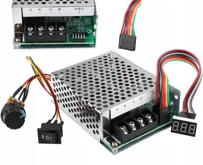 Produktbild von Rosfix PWM-Regler für DC-Motoren – 10-50V, 40A, 2000W | Integriertes Display, Richtungswechsel, PWM 5-99% | Motorsteuerung, LED-Dimmer