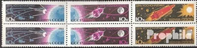 Produktbild von Briefmarken Sowjetunion 1963 Mi 2747-2752 Sechserblock (kompl.Ausg.) gestempelt Tag der Weltraumfahrer