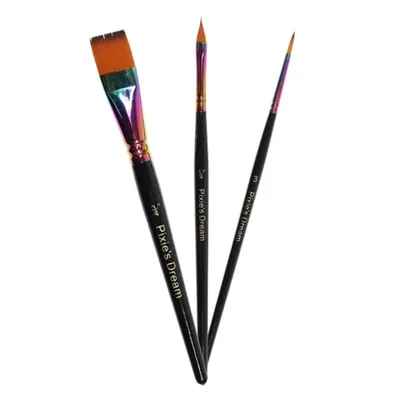 Immagine prodotto di Set di 3 pennelli per truccare il viso Pixie's Dream Rainbow