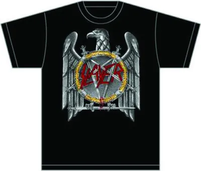 Produktbild von Slayer Silver Eagle Black S T-Shirt