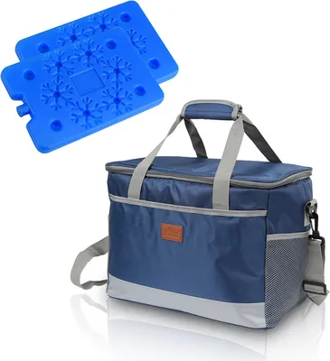 Produktbild von Lospitch 15L Kühltasche Picknicktasche Lunchtasche Mittagessen Tasche Thermotasche Kühltasche Isoliertasche für Lebensmitteltransport,Marine