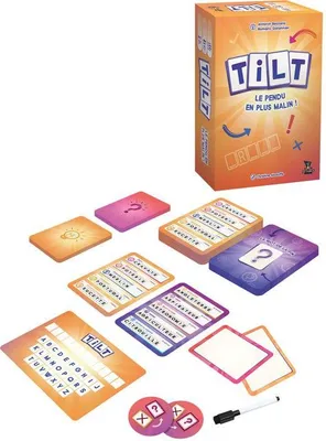 Produktbild von Gesellschaftsspiel Actarus Tilt, Kooperatives Wortratespiel, Ab 10 Jahren, 2-8 Spieler, 25 Min