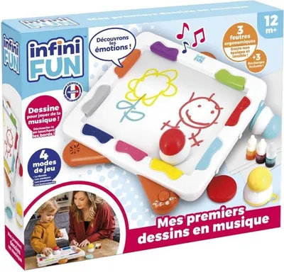 Image de Kit de coloriage multicolore Xylopad - 3 crayons ergonomiques
