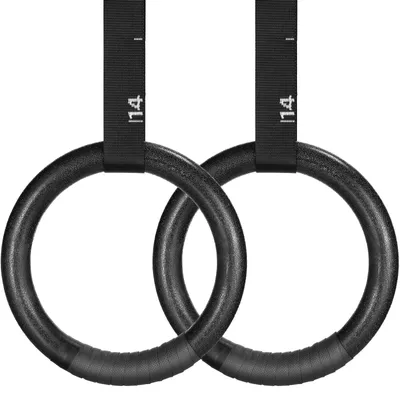 Produktbild von Turnringe - Olympische Ringe mit Griffriemen und verstellbaren Gurten