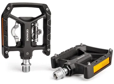 Immagine prodotto di Pedali MTB 2-in-1 con sistema a sgancio rapido e piattaforma