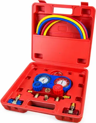 Obrázok produktu pre Sada na testovanie tesnosti, plnenie a diagnostiku klimatizácie Gebo Tools