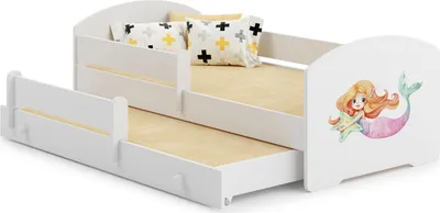 Obrázek produktu pro Manželská postel Luk 160x80 - Mořská panna