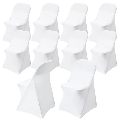 Image de Solidchoice - Houssages universels lavables pour chaises, lot de 10 pièces