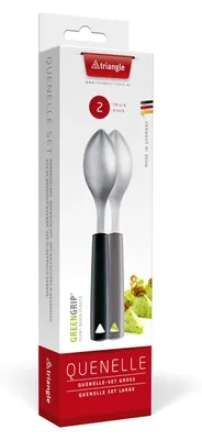 Imagen del producto de Triangle Quenelle-Set groß, 2-tlg. 90 868 02 02