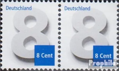 Produktbild von Briefmarken BRD (BR.Deutschland) 2015 Mi 3188wP waagerechtes Paar (kompl.Ausg.) postfrisch Ziffernzeichnung