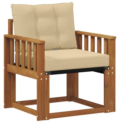 Image de Canapé d'extérieur vidaXL en bois massif d'acacia naturel
