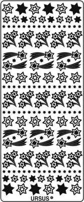Produktbild von Kreativsticker 10x23cm Motiv 66 VE=5 Stück silber
