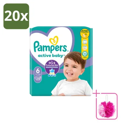Produktbild von 20 x Pampers Active Baby Windeln Größe 6 - Sparpackung - 20 Stücke
