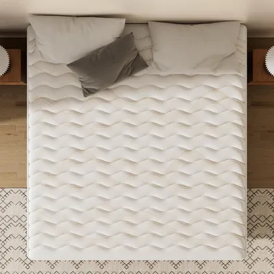 Produktbild von DEWINNER Matratze 140 x 200, Schaumstoff 32 cm und Memory-Schaum-Matratze, perfekte Stützkraft, hohe Elastizität, atmungsaktiv, 7 Zonen