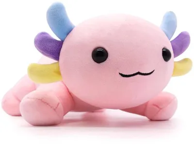 Produktbild von Axolotl Knuffeldier aus Rosa Kunststoff