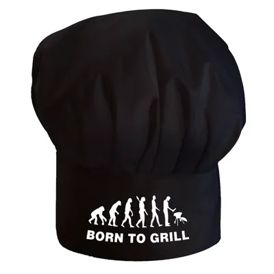 Produktbild von Personalisierte Kochmütze Für Frauen und Männer Kochhaube mit Klettverschluss Ideal für BBQ Restaurant Kochen zum GrillenZum Grillen Geboren [108]