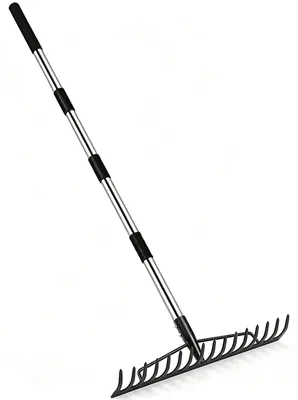 Productafbeelding van Tuinhark, booghark, 160 cm, 16 stalen tanden, afneembaar en robuust