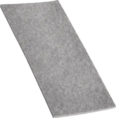 Produktbild von Adsamm® | Filzgleiter / 80x180 mm / Grau / rechteckig / 3.5 mm starke selbstklebende Filz-Möbelgleiter in