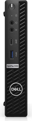 Image de DELL OptiPlex 5090 Intel® Core™ i5 i5-10500T 8 Go DDR4-SDRAM 256 Go SSD Windows 10 Pro MFF Mini PC Noir