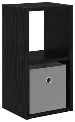 Produktbild von Nachttisch Schwarz Eichen-Optik 25,5 x 22 x 49,5 cm