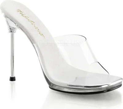 Produktbild von CHIC-01 Damen Slipper von Fabulicious, Transparent EU 40, US 10