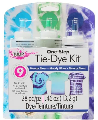 Productafbeelding van Tulpen Tie-Dye Set "Moody Blues" - Creatieve knutselset voor kinderen en volwassenen