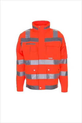 Produktbild von Planam  Plaline Warnschutz Blouson orange/zink Gr. 110, 5600110