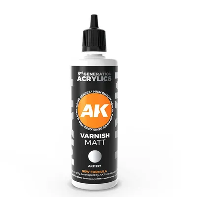 Obrázok produktu pre AK Interactive 3GEN Matný lak 100 ML