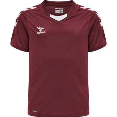 Produktbild von hummel, hmlCORE XK Poly Jersey S/S Kids, Maroon, 152