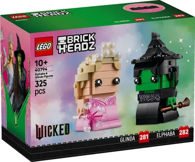 Obrázok produktu pre BrickHeadz Figúrky Elphaba a Glinda