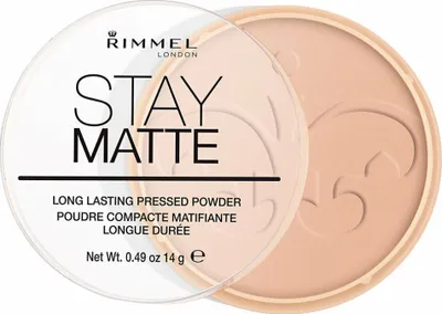 Produktbild von Rimmel Stay Matte Pressed Powder, Jeder Hauttyp, Silky Beige, Behälter, Gepresstes Puder, Matte, 14 ml
