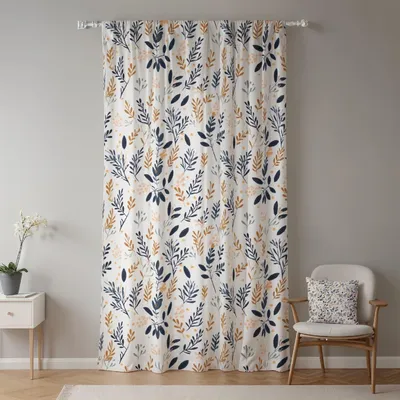 Produktbild von Vorhänge Botanisch Floral Landhausstil 107x215 cm 1 Paneel
