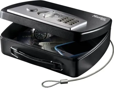 Produktbild von Master Lock Nomade Safe, Elektronisches Zahlenschloss, Kleines Modell, P008EML
