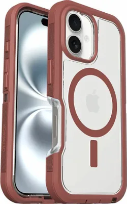 Produktbild von OtterBox Defender Series XT Robust Hülle für Apple iPhone 16 Smartphone - Rot - Sturzsicher, Staubfest, Schmutzabweisend, Stoßdämfpend - Plastik, Polycarbonat (PC), Thermoplastisches Elastomer - Kann drahtlos geladen werden