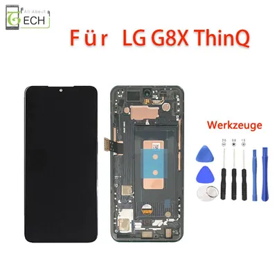 Produktbild von Für LG G8X ThinQ LCD (OLED) Display mit Rahmen Touchscreen Bildschirm