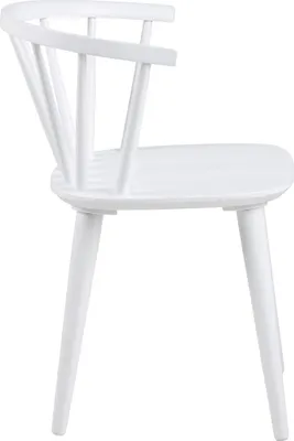 Produktbild von (2er Set) Ida Esszimmerstuhl Holz weiß.