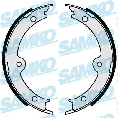 Produktbild von SAMKO 89610 Bremsbackensatz, Feststellbremse x