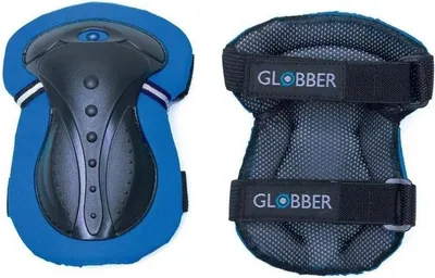 Zdjęcie produktu dla Globber | Blue | Scooter Protective Pads (elbows and knees) Junior XS Range A 25-50 kg