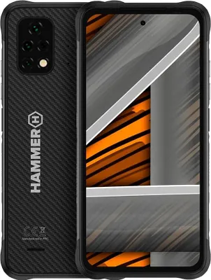 Zdjęcie produktu dla Telefon komórkowy HAMMER Blade 4 czarny, system operacyjny Android 12, termometr na podczerwień