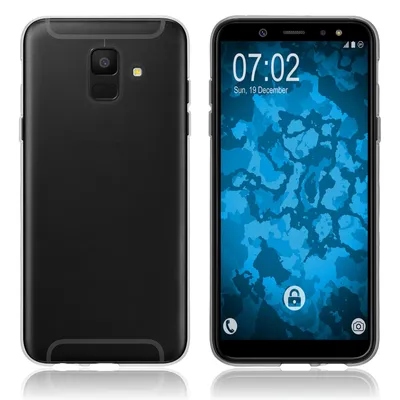 Produktbild von PhoneNatic Case kompatibel mit Samsung Galaxy A6 (2018) - Crystal Clear Silikon Hülle transparent Cover