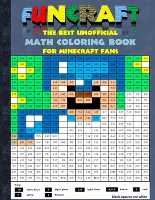 Produktbild von Funcraft - The best unofficial Math Coloring Book for Minecraft Fans