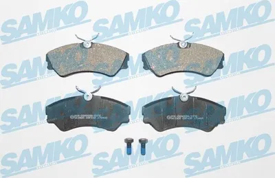 Produktbild von SAMKO Bremsbeläge Satz Vorne Bremsklötze für VW Transporter IV Bus (70B, 70C, 7DB, 7DK, 70J, 70K, 7DC, 7DJ) 5SP439