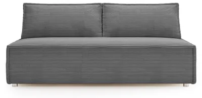 Zdjęcie produktu dla Sofa Kanapa LUNA z funkcją spania kolor szary grafit