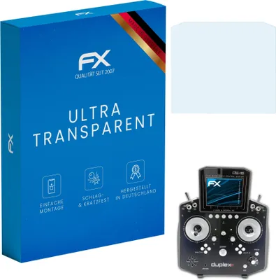 Produktbild von atFoliX FX-Clear 3x Schutzfolie kompatibel mit Jeti Duplex DS-16 II Displayschutzfolie