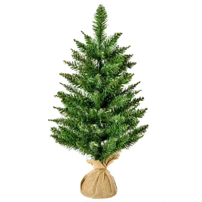 Produktbild von Weihnachtsbäume mit Zementständer Mini-Christbaum Künstlichen Weihnachten Tannenbaum Weihnachtsdekoration 60 cm hoch