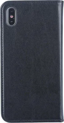 Produktbild von Schwarze iPhone Xs Max Book Case Hülle – Kartenfach – Magnetverschluss